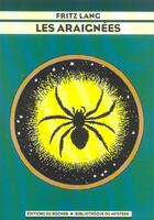 Couverture du livre « Les araignees » de Lang F aux éditions Rocher
