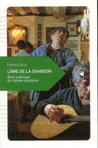 Couverture du livre « L'âme de la chanson ; petite esthétique des refrains populaires » de David Gille aux éditions Transboreal