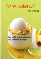 Couverture du livre « Glaces, sorbets & co » de Maya Barakat-Nuq aux éditions First