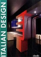 Couverture du livre « Italian design » de  aux éditions Daab