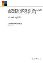 Couverture du livre « CLAREP JOURNAL OF ENGLISH AND LINGUISTICS (C-JEL) : Vol. 5 » de Esimaje Alexandra aux éditions Galda Verlag