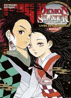 Couverture du livre « Demon slayer : livre de coloriage : rouge » de Koyoharu Gotouge aux éditions Panini