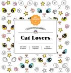 Couverture du livre « Art-thérapie ; les petits carrés : cat lovers » de Gaelle Junius aux éditions Hachette Pratique