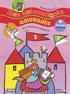 Couverture du livre « Mes autocollants amusants t.3 ; je compte au château » de Annette Boisnard aux éditions Casterman