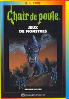 Couverture du livre « Chair de poule Tome 36 : jeux de monstres » de R. L. Stine aux éditions Bayard Jeunesse