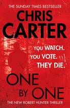 Couverture du livre « One by One » de Chris Carter aux éditions Simon And Schuster Uk