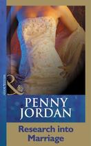Couverture du livre « Research into Marriage (Mills and Boon Modern) » de Jordan Penny aux éditions Epagine