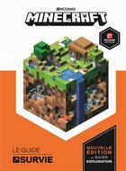 Couverture du livre « Minecraft ; guide officiel de la survie » de  aux éditions Gallimard-jeunesse