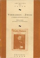 Couverture du livre « Correspondance : Emile et Marthe Verhaeren,Stefan Zweig (1900-1926) » de Fabrice Van De Kerckhove aux éditions Aml Editions