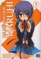 Couverture du livre « La mélancolie de Haruhi ; Brigade S.O.S. Tome 7 » de Nagaru Tanigawa et Noizi Ito et Gaku Tsugano aux éditions Pika