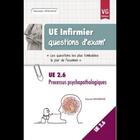 Couverture du livre « UE infirmier : questions d'exam' ; processus psychopathologique » de Marine Rimbaud aux éditions Vernazobres Grego