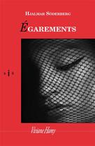 Couverture du livre « Égarements » de Hjalmar Soderberg aux éditions Viviane Hamy