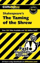 Couverture du livre « CliffsNotes on Shakespeare's The Taming of the Shrew » de Maurer Kate aux éditions Houghton Mifflin Harcourt