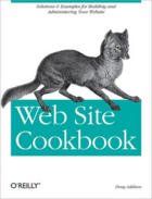 Couverture du livre « Web Site Cookbook » de Doug Addison aux éditions O'reilly Media
