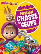 Couverture du livre « Masha et michka - mission chasse aux oeufs ! ned paques » de  aux éditions Hachette Jeunesse