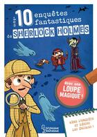 Couverture du livre « Les 10 enquetes fantastiques de sherlock holmes » de Lebrun/Mehee aux éditions Larousse