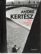 Couverture du livre « Paris, automne 1963 » de Andre Kertesz aux éditions Flammarion