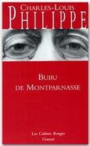 Couverture du livre « Bubu de Montparnasse : (*) » de Philippe C-L. aux éditions Grasset