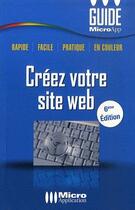 Couverture du livre « Créez votre site web n.172 » de Karine Warbesson aux éditions Micro Application
