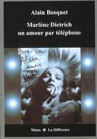 Couverture du livre « Marlene dietrich un amour par telephone » de  aux éditions La Difference