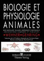 Couverture du livre « Biologie & physiologie animales » de Wehner aux éditions De Boeck