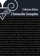 Couverture du livre « L'immaculée conception » de Catherine Dufour aux éditions Le Belial