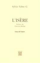Couverture du livre « L'Isère » de Sylvie Fabre G. aux éditions Felin