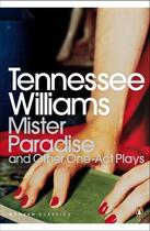 Couverture du livre « Mister Paradise: And Other One-Act Plays » de Tennessee Williams aux éditions Adult Pbs