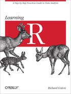 Couverture du livre « Learning R » de Richard Cotton aux éditions O`reilly Media