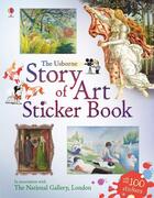 Couverture du livre « Sticker book : story of art » de Karine Bernadou et Sarah Courtauld aux éditions Usborne