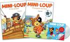 Couverture du livre « Mini-Loup et les pirates ; Mini-Loup champion de foot » de Philippe Matter aux éditions Hachette Enfants