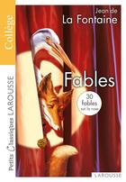 Couverture du livre « Fables de La Fontaine - Petits Classiques Larousse - Collège » de Jean De La Fontaine aux éditions Larousse