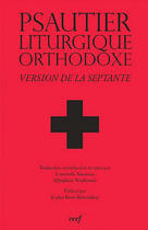 Couverture du livre « Psautier, liturgique orthodoxe ; version de la septante » de Mere Anastasia aux éditions Cerf