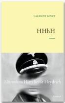 Couverture du livre « HHhH » de Laurent Binet aux éditions Grasset