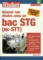 Couverture du livre « Réussir ses études avec un bac stg » de Bruno Magliulo aux éditions L'etudiant