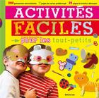 Couverture du livre « Activités faciles pour les tout-petits » de  aux éditions Lito