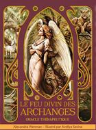 Couverture du livre « Le feu divin des archanges : oracle thérapeutique » de Alexandra Wenman et Aveliya Savina aux éditions Exergue