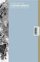 Couverture du livre « À bâtons rompus ; entretiens avec Franck Médioni » de Franck Medioni et Daniel Humair aux éditions Editions Mf