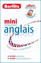 Couverture du livre « Mini dictionnaire anglais ; français-anglais / anglais-français » de  aux éditions Berlitz