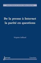 Couverture du livre « De la presse à Internet » de Fabrice Papy aux éditions Hermes Science