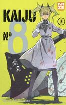Couverture du livre « Kaiju n°8 t.3 » de Matsumoto Naoya aux éditions Crunchyroll