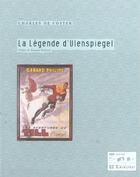 Couverture du livre « La legende de till ulenspiegel » de Charles De Coster aux éditions Tribord