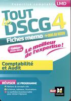 Couverture du livre « Tout le DSCG 4 - comptabilité et audit - entrainement et révision (2e édition) » de Keller Valerie aux éditions Foucher