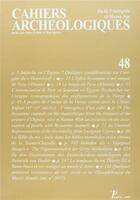 Couverture du livre « Cahiers archeologiques. fin de l'antiquite et moyen age. numero 48. » de  aux éditions Picard