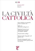 Couverture du livre « La civilta cattolica - janvier 2019 » de Sj Antonio Spadaro aux éditions Parole Et Silence