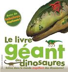 Couverture du livre « Le livre géant des dinosaures » de Mary Greenwood aux éditions Gallimard-jeunesse