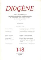 Couverture du livre « Diogene 148 » de Collectifs Gallimard aux éditions Gallimard