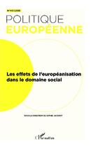 Couverture du livre « REVUE POLITIQUE EUROPEENNE t.40 : les effets de l'européanisation dans le domaine social » de Revue Politique Europeenne aux éditions L'harmattan