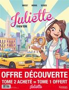 Couverture du livre « Juliette Tome 2 : Juliette à Paris » de Emilie Decrock et Lisette Morival et Rose-Line Brasset aux éditions Kennes Editions