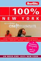 Couverture du livre « 100% ; New York » de Floor Bremer aux éditions Berlitz